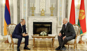 В Минске состоялась встреча премьер-министра Никола Пашиняна и президента Беларуси Александра Лукашенко