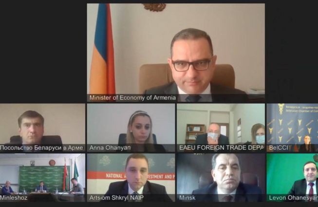 Обсуждена текущая работа Армяно-белорусской межправительственной комиссии по вопросам экономического сотрудничества