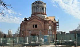 Пасхальное мероприятие в строящейся Армянской Апостольской церкви   Минска